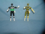 Pair of vintage Power Ranger toys