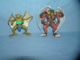 Pair of vintage Alien figures