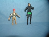 Pair of vintage action figures