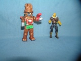 Pair of vintage action figures