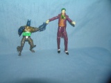 Pair of vintage Batman and Joker figures