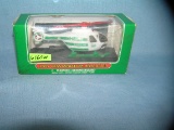 Vintage Hess mini patrol helicopter with box