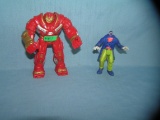 Pair of vintage action figures