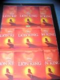 Group of Lion King collector cards