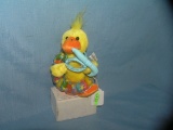 Vintage duck plush toy