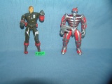 Pair of vintage action figures