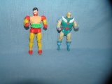 Pair of vintage action figures