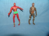 Pair of vintage action figures