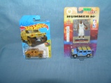 Pair of classic Hummer vehicles inc. Carmelo Anthony hummer & sports card