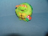 Vintage Ninja Turtle Michaelangelo Beanie Baby toy