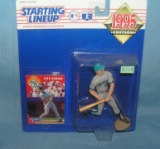 Jeff Conine baseball sports figure and sports card