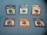 Group of vintage football tatoo sets