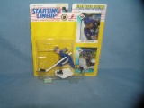 Pat La Fontaine hockey figure and sport card