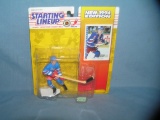 Brian Leetch hockey figure and sport card