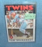 Vintage Tom Brunansky baseball card