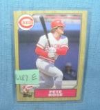 Vintage Pete Rose baseball card