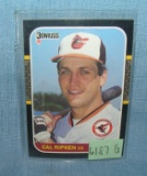 Vintage Cal Ripken baseball card