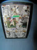 Collection of retro style baseball cards