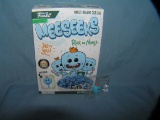Meeseeks character cereal box and prize giveaway
