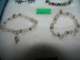 Pair of Costume jewelry bracelets