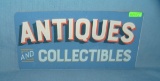 Antiques and collectibles License plate size retro sign