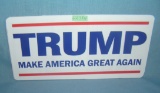 Trump retro style license plate size sign