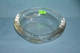 High quality heavy crystal ash tray