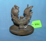 Bronze sailing ship display piece