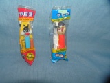 Pair of vintage PEZ Candy containerss