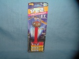 Vintage ET PEZ Candy containers mint on card