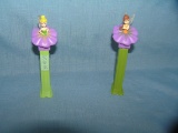 Pair of vintage PEZ Candy containerss