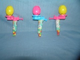 Group of 3 Spinner toys candy containers