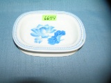 Floral decorated porcelain dish Estee Lauder