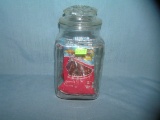 Vintage glass candy/storage jar