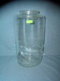 Antique large glass storage jar