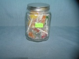 Glass Candy Container