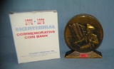 Bicentennial savings bank with original box