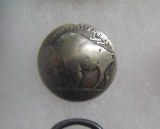 Buffalo nickle folk art uniform button circa 1930's