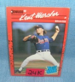 Kent Mercker rookie baseball card