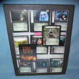 Collection of vintage Lord of the Rings collector cards