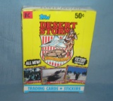 Desert Storm box of collector cards