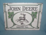 John Deere tractor retro style advertising sign printed on PVC hard board12x16