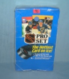 Pro set hockey cards factory sealed box