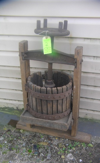 Antique grape press circa 1860