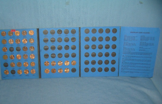 Vintage Lincoln copper penny collection