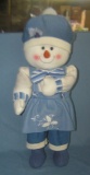 27 inch Snow woman decorative holiday figure