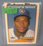 Gary Sheffield rookie baseball card