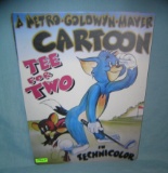 Tom and Jerry tea for 2 retro style advertising sign