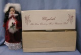 14 inch Elizabeth porcelain Christmas doll