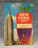 Vintage NY City color guide book